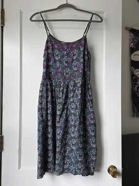 rebecca flannel midi dress Rebecca Tiered Midi Dress - Blue Black Flannel Plaid